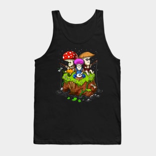 Hippie Magic Mushrooms Tank Top